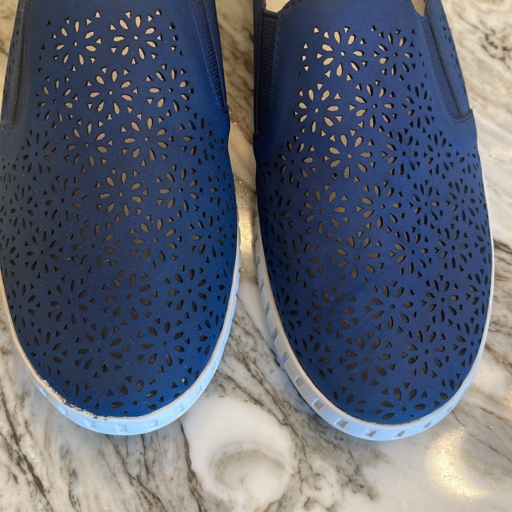 Jsport Women's Navy Mule  Slip-On Shoes - Picture 2 of 7